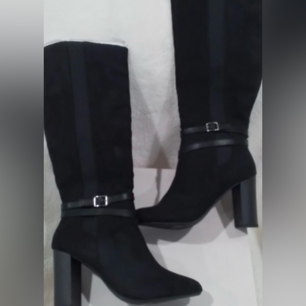 Lauren Conrad: Black Knee-High Women's Boots